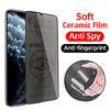 Phone Screen Protector For Apple iPhone 12 Pro Max 11 SE 2020 X XR XS Max 8 7 PET 3 pcs Ultra Thin Scratch Proof Privacy Anti-Spy Front Screen Protector Phone Accessory miniinthebox