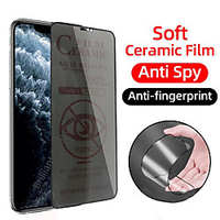 Phone Screen Protector For Apple iPhone 12 Pro Max 11 SE 2020 X XR XS Max 8 7 PET 3 pcs Ultra Thin Scratch Proof Privacy Anti-Spy Front Screen Protector Phone Accessory miniinthebox