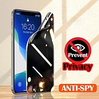 Phone Screen Protector For Apple iPhone 12 Pro Max 11 SE 2020 X XR XS Max 8 7 S21 S21 Plus S21 Ultra P40 TPU Hydrogel 3 pcs Ultra Thin Scratch Proof Privacy Anti-Spy Front Screen Protector Phone miniinthebox