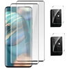 Phone Screen Protector For SAMSUNG S21 Plus Ultra S21 S20 Plus Tempered Glass 4 pcs High Definition (HD) 9H Hardness Scratch Proof Fingerprint Compatible 3D Curved with Camera Lens Protector miniinthebox