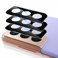 Phone Screen Protector For Samsung S21 Plus S21 Ultra S21 Tempered Glass 3 pcs High Definition (HD) Ultra Thin Scratch Proof Camera Lens Protector Phone Accessory miniinthebox