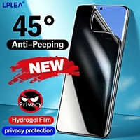 Phone Screen Protector For SAMSUNG S21 S21 Plus S21 Ultra Galaxy A32 Galaxy A52 TPU Hydrogel 3 pcs Ultra Thin Scratch Proof Privacy Anti-Spy Front Screen Protector Phone Accessory miniinthebox