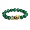 pi xiu bracelet feng shui green jade wealth bracelet for women men adjustable elastic miniinthebox