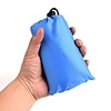 Picnic Blanket Outdoor Camping Rain Waterproof Fast Dry Wearable Waterproof Material 200140 cm Picnic for 2 person All Seasons Black Blue Grey / Double Size