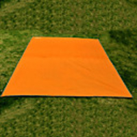 Picnic Blanket Tent Tarps Hammock Rain Fly Outdoor Multifunctional Portable Rain Waterproof Moistureproof Oxford Cloth 220146 cm Camping Mountaineering Picnic Autumn / Fall Spring Summer Orange Army
