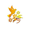 Pigeon Flower Shapes Wall Stickers Mirror Wall Stickers Decorative Wall Stickers Acrylic Home Decoration Wall Decal Wall Decoration 1pc