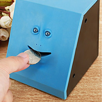 Piggy Bank / Money Bank Face Creative Cool Rubber For Teenager Children