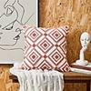 Pillow Case Cover Northern Europe Fashion Retro Complex Advanced Towel Embroidered Home Office Geometry Pillow Case Cover Living Room Bedroom Sofa Cushion Cover