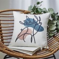 Pillow Case Cover Simple Northern Europe Style Home Office Abstract Painting Pillow Case Cover Living Room Bedroom Sofa Cushion Cover