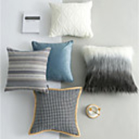 Pillow Combination High-end Fabric Decorative Cushion Pillowcase Nordic Simple High Quality Style