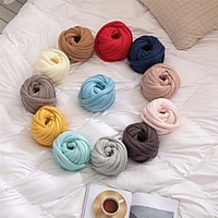 Pillow ins Style Pure Coarse Wool Cotton Pillow Include Pillow Core Living Room Bedroom Sofa Cushion Cover miniinthebox