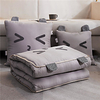 Pillow Quilt 2 In 1 Convertible Throw Quilted Four Seasons Napping Pillow Home Office Car Air Conditioning Quilt Foldable Portable Unfold Size 105145cm miniinthebox