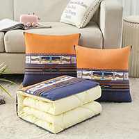 Pillow Quilt Multifunction Foldable Cartoons Throw Pillow Quilt Car Purpose Cushion Office Nap Pillow Folding Blanket Sofa Pillow Air Conditioning Quilt Bedroom Livingroom miniinthebox