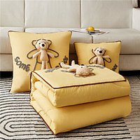 Pillow Quilt Multifunction Foldable Cartoons Throw Pillow Quilt Car Purpose Cushion Office Nap Pillow Folding Blanket Sofa Pillow Air Conditioning Quilt Convertible miniinthebox