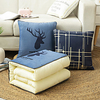 Pillow Quilt Multifunction Foldable Cartoons Throw Pillow Quilted Car Purpose Cushion Office Nap Pillow Folding Blanket Sofa Pillow Air Conditioning Quilt Double Side Different Print miniinthebox