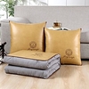 Pillow Quilt Multifunction Light Luxury Pure Color Embroidered 2 In 1 Napping Pillow Car Purpose Cushion Office Nap Pillow Folding Blanket Sofa Pillow Air Conditioning Quilt miniinthebox