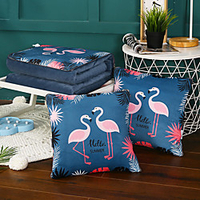 Pillow Quilt Multifunction Pillow Blanket Throw Pillow Foldable Car Seat Cushion Sofa Office Nap Pillow For Chairs Back Home Office Car Air Conditioning Quilt miniinthebox