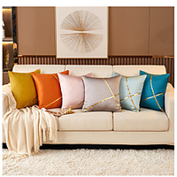 PillowCase Luxurious High Precision Jacquard Home Office PillowCase Modern Sample Room Cushion Cover Living Room Bedroom Sofa Cushion Cover miniinthebox
