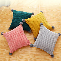 PillowCase Solid Color Home Office Crystal Velvet Ball Pillowcase Living Room Bedroom Cushion Cover Modern Sample Room Cushion Cover miniinthebox