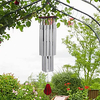 Pine 27 Tubes Silver Bell Metal Multi-tube Anti-rust Wind Chimes Home Outdoor Ornaments Wind Chimes miniinthebox