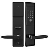 PINEWORLD Q201 Smart Door Lock/Zinc Alloy lock/Password lock/Fingerprint Lock Smart Home Security iOS/Android System Password unlocking / Mechanical key unlocking/Anti peeping password