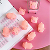 Pink Cartoon Squishy Pig Anti-stress Toy Piggy Sounding Stress Relief Toys Silicone Squeeze Toys Kids Gift Baby Funny Toy Gifts