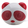 Pink Panda Shaped Portable Notebook Speaker