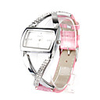 Pink PU Leather Band Women