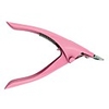 pink stainless steel nail scissors for false nail tips acrylic nail art 12x7 5x2cm