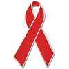 pinmart red awareness heart disease ribbon enamel lapel pin miniinthebox