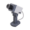 PIR Motion Activated Swivel Realistic Dummy Decoy Security Camera with Blinking LED (3 AA)