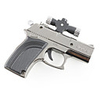 Pistol Shaped Lighter with Red Laser Beam (Black)