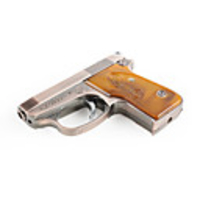 Pistol Shaped Lighter with Red Laser Beam (Copper)