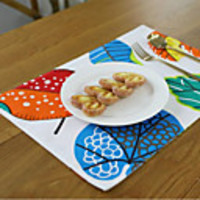 Placemat Cotton Heat Resistant Country Patterned 3245 cm As per Picture 4 pcs