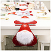 Placemat/Table Runner Nonwoven Christmas Contemporary Holiday Table Cover Table Decorations For Christmas Rectangular 18040/4031 Cm Red With White 1 pc