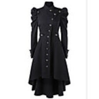 Plague Doctor Costume Adults Cosplay Scary Cosplay Costumes Split Joint Cotton Blend