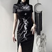 Plague Doctor Goth Girl Gothic Goth Subculture Vacation Dress Party Costume Masquerade Women