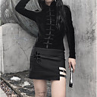 Plague Doctor Goth Girl Gothic Goth Subculture Vacation Dress Party Costume Masquerade Women