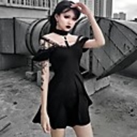 Plague Doctor Goth Girl Gothic Goth Subculture Vacation Dress Party Costume Masquerade Women