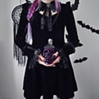 Plague Doctor Goth Girl Gothic Goth Subculture Vacation Dress Party Costume Masquerade Women