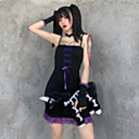Plague Doctor Goth Girl Gothic Goth Subculture Vacation Dress Party Costume Masquerade Women