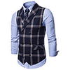 Plague Doctor James Bond Gentleman Vintage Victorian Steampunk Double Breasted Waistcoat Men
