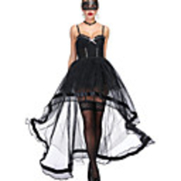 Plague Doctor Medieval Steampunk Wasp-Waisted Vacation Dress Dress Outfits Overbust Corset Women