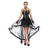 Plague Doctor Medieval Steampunk Wasp-Waisted Vacation Dress Dress Outfits Overbust Corset Women