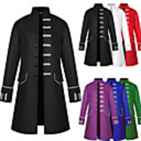 Plague Doctor Punk Gothic Steampunk 17th Century Coat Frock Coat Trench Coat Men