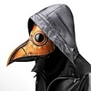 Plague Doctor Punk Gothic Steampunk 17th Century Masquerade All Costume Coffee Vintage Cosplay / Mask / Mask