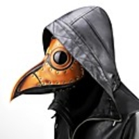 Plague Doctor Punk Gothic Steampunk 17th Century Masquerade All Costume Coffee Vintage Cosplay / Mask / Mask