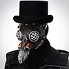 Plague Doctor Punk Gothic Steampunk 17th Century Masquerade All Costume Mask Coffee Vintage Cosplay