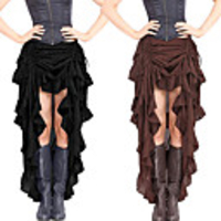 Plague Doctor Punk Gothic Steampunk Wasp-Waisted 17th Century Skirt Masquerade Women
