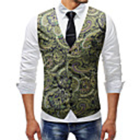 Plague Doctor Punk Gothic Victorian Steampunk 17th Century Waistcoat Paisley Coletes Men